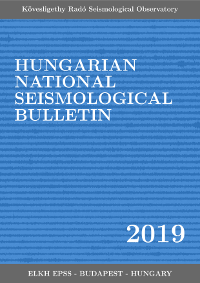 Hungarian National Seismological Bulletin 2019